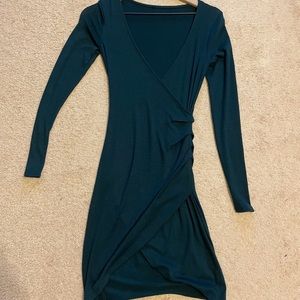 Deep blue-green dress